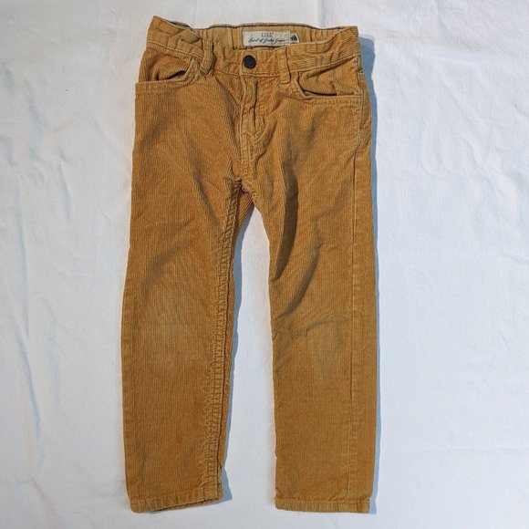 3/$20 H&M L.O.G.G. Corduroy Slim Fit Pants Size 3/4T - Picture 1 of 2
